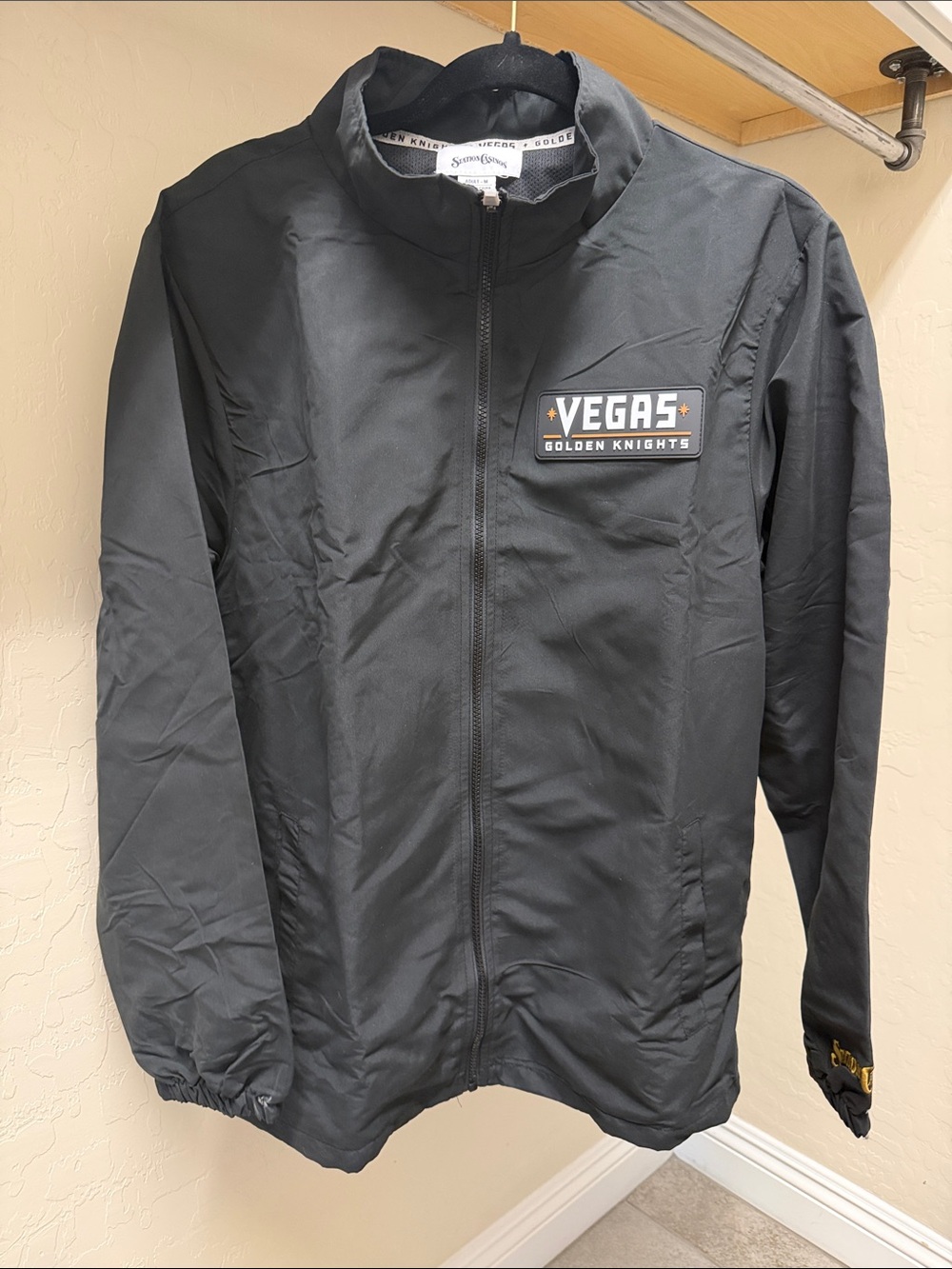 Men's Black Full-Zip Jacket